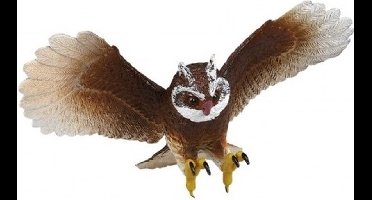 Vliegende uil speelgoeddier 21 cm - Speelfiguren uil - Speelgoed voor kinderen