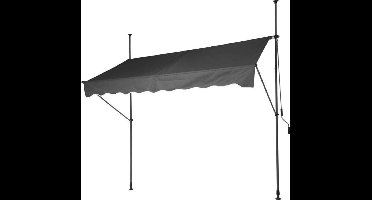 Pro Garden Zonnescherm - 250 x 120 cm - Grijs