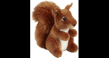 Ravensden Pluche knuffel eekhoorn - Knuffelbeest van 18 cm - Bosdieren speelgoed
