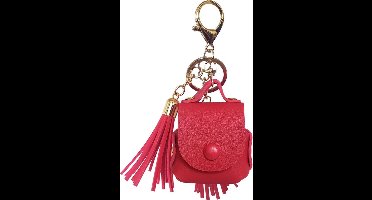 Mobigear Hoesje geschikt voor Apple AirPods 1 Hoesje | Mobigear Tassels - Rood