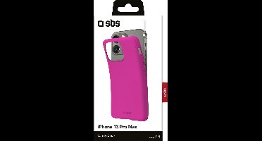 SBS Vanity Backcover Hoesje - Geschikt voor Apple iPhone 13 Pro Max - Gsm case - Roze