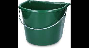 Vplast Emmer met vlakke kant 15 liter Groen