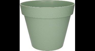 3x stuks bloempotten Toscane kunststof groen D40 x H32 cm - 23 liter - Potten/plantenpotten