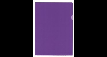 Kangaro Insteekmapjes - 40x stuks - paars - A4 formaat - 21 x 30 cm - antistatisch