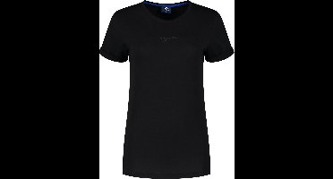 Rogelli Logo T-Shirt Sportshirt - Korte Mouwen - Dames - Zwart - Maat M