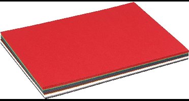Kerst Karton, A5, vel 150x210 mm, 180 gr, diverse kleuren, 60 div vellen