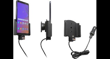 Brodit houder geschikt voor Samsung Galaxy A7 (2018) Actieve houder met 12V USB plug