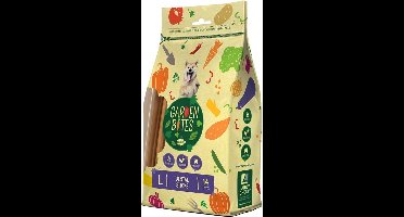 Duvo+ hondensnack Garden bites dental sticks large zakje Gemengde kleuren 16cm - pouch - 420g