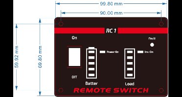Gembird EG-PWC-PSWRC-01 afstandsbediening Bedraad Draagbaar oplaadstation Drukknopen