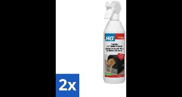 HG - Tegen Kattenbakgeur - Neutraliseert Geuren - 500 ml - Voordeelverpakking - 2 stuks