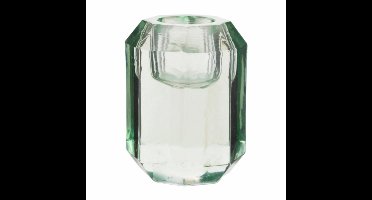 Kandelaar VT Wonen Cilinder Shape Glass Ice Blue 7x5,5cm