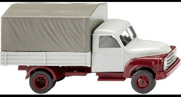 Wiking 034504 H0 Vrachtwagen Hanomag L 28 laadbak - venstergrijs