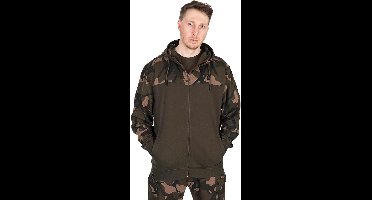 Fox LW Khaki / Camo Split Zip Hoody XX-Large