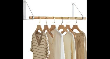 ApexArte® Industriële Kledingrek - Met Pijpen en Plank