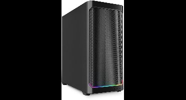 Sharkoon AK4 RGB STRIP Midi Tower Zwart