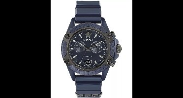 Versace Icon Active VE8P00624 Horloge - Kunststof - Blauw - Ø 44 mm