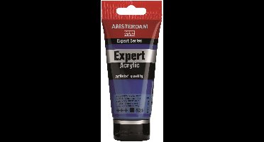 Amsterdam Expert Acrylverf - Blauwe Acrylverf - #521 Indantreenblauw Phtalo - Acrylic Paint - Acrylaatverf – Acrylic Paint – Hobbyverf – Kunstschildersverf - Hobbyverf Blauw - 75ml