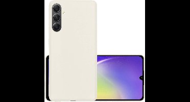 Hoesje - Geschikt voor Samsung Galaxy A34 - Sterk & Shockproof - Hoes Cover - Siliconen Case - Wit