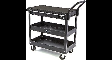 HBM Deluxe 3 Laags Universele Gereedschapswagen Met La en Rek