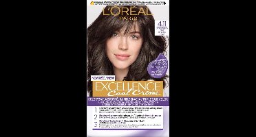 Excellence Cool Creme haarkleuring 4.11 Ultra Bruin