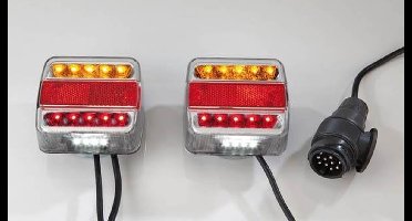 Berger & Schröter Verlichtingsset 13-polig Knipperlicht, Remlicht, Kentekenverlichting, Achterlicht Rechts, Links 12 V