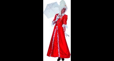 Markiezin taft rood - Maat 42