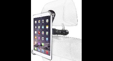 Tablet Autohouder – Tablet houder Autostoel voor uw achterbank – Hoofdsteun / Rugleuninghouder met 360 graden rotatie - geschikt voor 7 tot 11 inch - E Reader - iPad Air / Pro / Samsung Tab / Huawei - Zwart