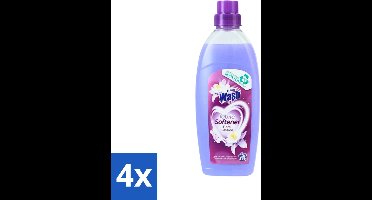 At Home - Wash - Wasverzachter - Floral Passion - 20 Wasbeurten - Voordeelverpakking - 4 stuks