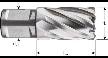 Rotec HSS kernboor SILVER-LINE 32 x 30mm