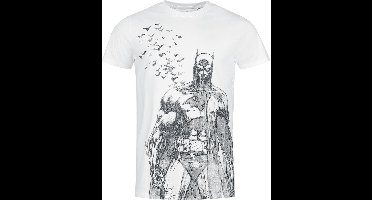 Batman Batman's Fly Heren T-shirt - wit - XL