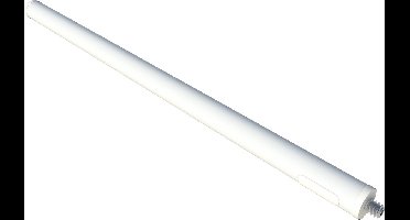 Doorvalbeveiliging - Wit - Staal - Secu - SecuBar Classic in de dag 1190mm