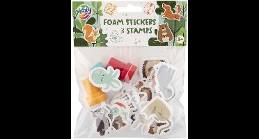 Moxy 24 Foam stickers met 3 stempels