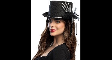 Boland - Hoed Silver claw - 58 - Volwassenen - Vrouwen - Halloween accessoire - Horror