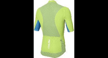 Rh+ RH+ Grinta Jersey Fietsshirt Heren - Ademend 3D Mesh Design Comfort Fit - Racefiets MTB Wielrennen BLAUW - Maat XXL