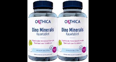 Orthica Dino Minerals - 2 x 90 kauwtabletten - Voordeelverpakking