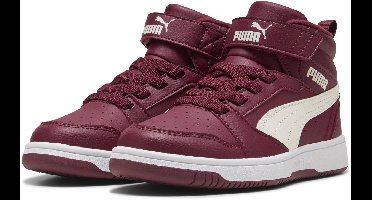 PUMA Puma Rebound V6 Mid WTR AC+ PS Unisex Sneakers - Team Regal Red-Warm White-PUMA White