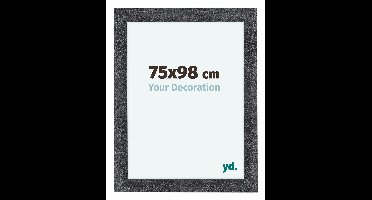 Your Decoration - Fotolijst 75x98 cm - MDF - Grijs Geveegd - Como
