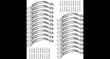 Boraboi ® Stijlvolle en Roestvrijstalen Meubelgrepen voor Diverse Toepassingen, Set van 20 Stuks