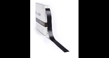 Poly Satijnlint Antraciet - 10 mm / 100 mtr.