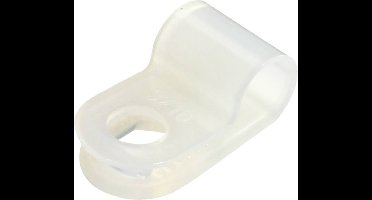 TRU COMPONENTS Bevestigingsklem Schroefbaar TC-6645704 Bundel-Ø (bereik) 5 mm (max) Transparant 100 stuk(s)