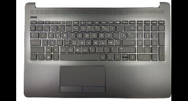 Topcase incl. keyboard geschikt voor HP 15-da1007nb (Belgisch Azerty)