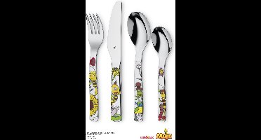 WMF Kids Maja de Bij - Kinderbestekset - 4-Delig - RVS - Vaatwasserbestendig - Ergonomisch Ontwerp