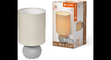 LEDVANCE Decor Impact Tafellamp 1XE27 Beige en Grijs