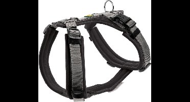 Hunter Harnas Maldon Zwart&Grijs - Hondentuig - Xs 34-49 Cm