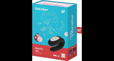 Satisfyer 'Double Joy', 9 cm, met app