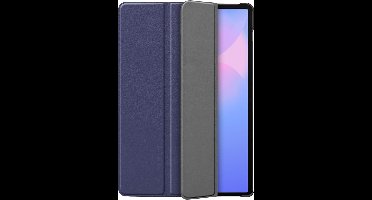 Just in Case tablet Hoes geschikt voor Samsung Galaxy Tab S10 FE Plus - TriFold Bookcase - Blauw