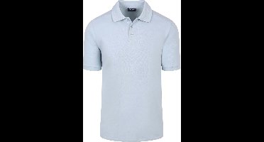 Suitable Respect Polo Tiger Lichtblauw - Maat M - Heren - Polo shirt Heren met Korte mouw