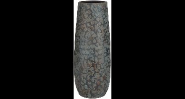 Mica Decorations Bloemenvaas Clemente - 55 x 21 cm - groen/koper - keramiek - vaas