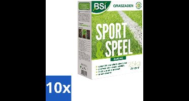 BSI – Graszaad – Sport & Speel – Sterk & Slijtvast Gazon – 2,5 kg - Bulkverpakking - 10 stuks