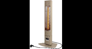 Infrarood Staande Warmtestraler – Terrasverwarmer – Buitenverwarmer – Elektrische Heater – Mobiele Warmtestraler – 2300 Watt Vermogen – IP65 Spatwaterdicht Met Afstandsbediening